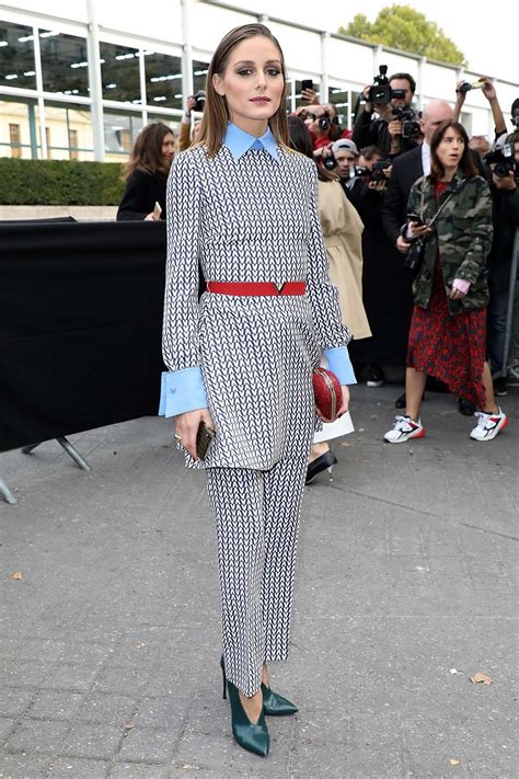 Olivia Palermo Attends The Valentino Show During Paris Fashion Week In