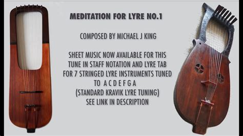 Lyre Meditation Sheet Music For 7 String Kravik And Viking Lyres