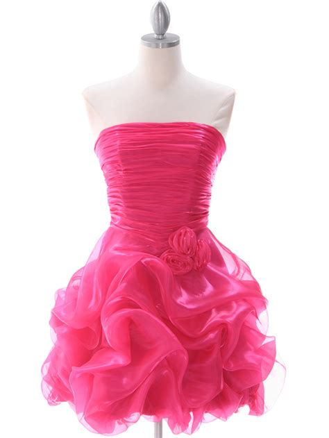 Hot Pink Short Prom Dress Sung Boutique La
