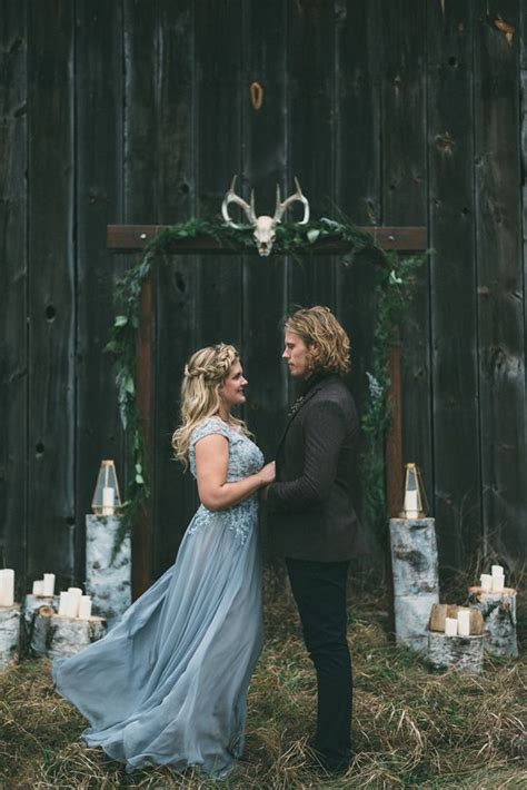 nordic inspired woodland wedding photo by lv imagery nordic inspired