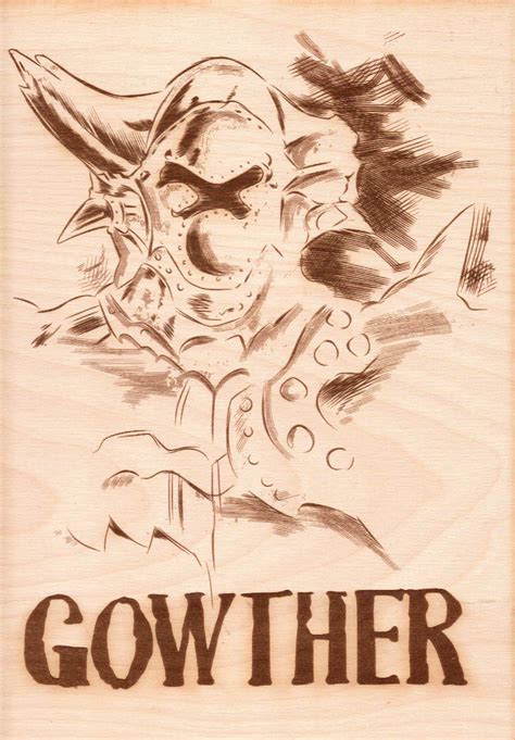 Seven Deadly Sins Gowther Wooden Wanted Poster Seven Deadly Sins