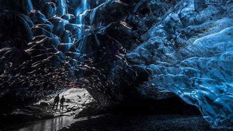 Icicles And Waterfalls Captured In Wondrous Icelandic Ice Caves
