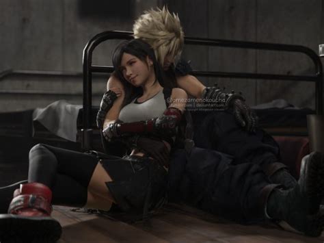 I M Really Glad To Have You Back Cloud Strife And Tifa Lockhart From Final Fantasy Vii Remake