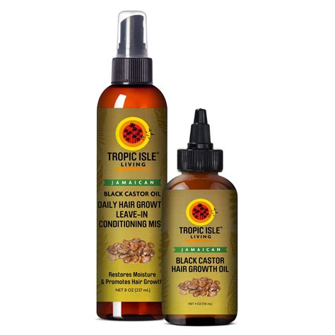 A small study from 2015 found that after using rosemary oil on the scalp for six months, it proved to be as effective as minoxidil (the ingredient found in popular and proven hair growth products). Jamaican Black Castor Oil Hair Growth Duo - Tropic Isle Living