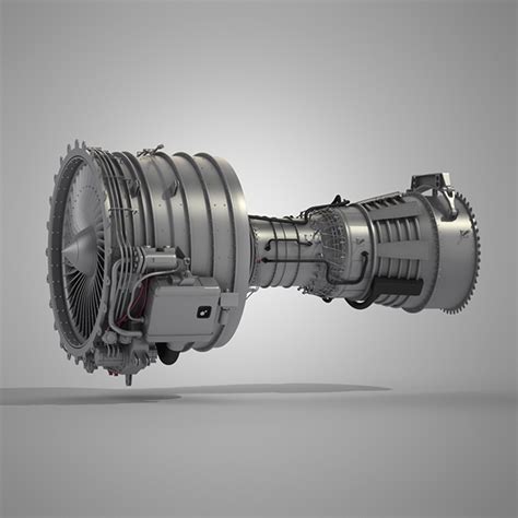 Turbofan Cfm 56 Aircraft Engine On Behance