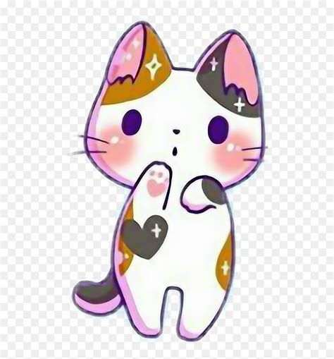 Kawaii Cute Cartoon Cat Imagesee
