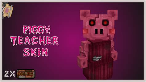 Piggy Teacher Skin In Minecraft Marketplace Minecraft