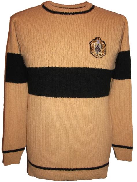 Official Warner Bros Harry Potter Hufflepuff Quidditch Sweater
