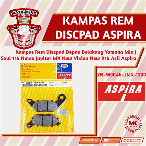 Jual Kampas Rem Dispad Discpad Depan Belakang Yamaha Nmax Jupiter Mx