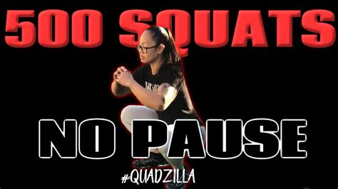 500 Squats Straight Squat Challenge Youtube