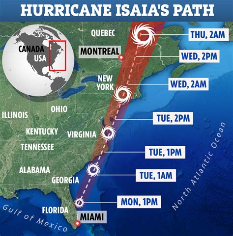 Where is Hurricane Isaias now? Latest updates on the tracker and path