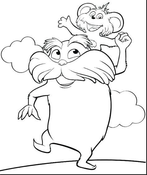 Dr Seuss Fish Coloring Page at GetColorings.com | Free printable