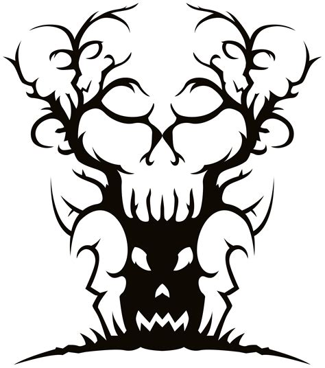 Scary Trees Clipart Best