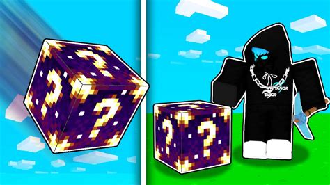 So They Added Cosmic Lucky Blocks In Roblox Bedwars Youtube