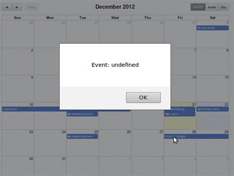 Jquery How To Get All Event Name On Dayclick In Fullcalendar Itecnote