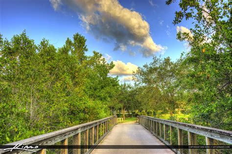 Boardwalk Park At Port St Lucie Along The River Hdr Photography By