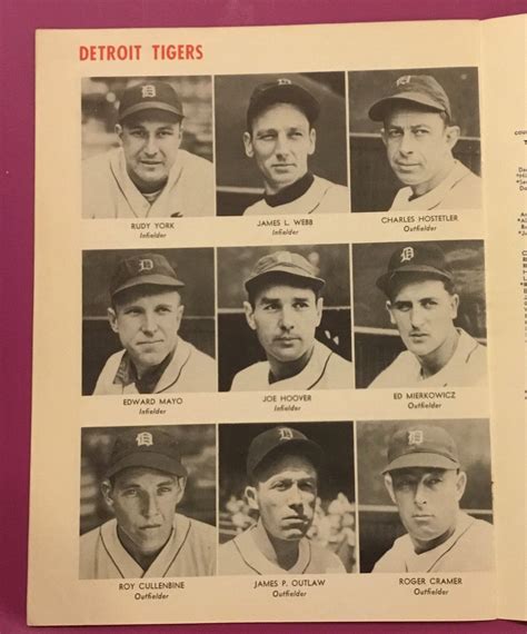 Lot Detail 1945 World Series Program Cubs Vs Tigers