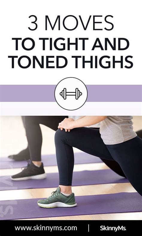 3 Moves To Tight And Toned Thighs Tone Thighs Workout For Beginners