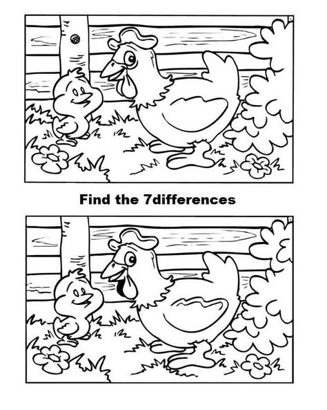 Easy Spot The Difference Printable Printable Word Searches