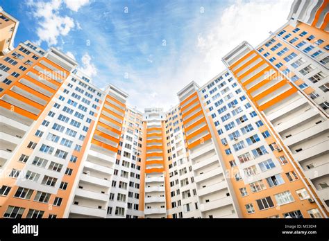Wide Angle View Tall Buildings Hi Res Stock Photography And Images Alamy