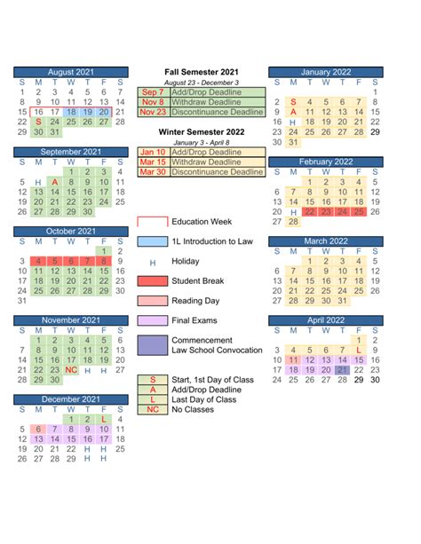 Umass Law Academic Calendar | Printable Templates Free