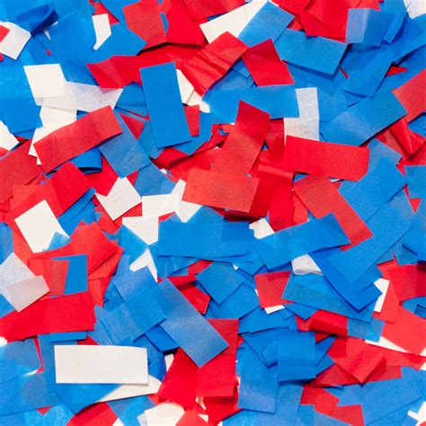 Confetti Paper And Party Supplies Red White And Blue Tissue Paper Confetti