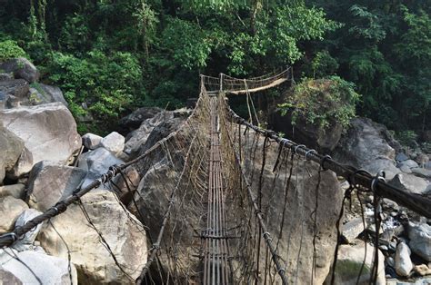 Road Less Travelled Stunning Double Decker Living Root Bridge Photo Blog