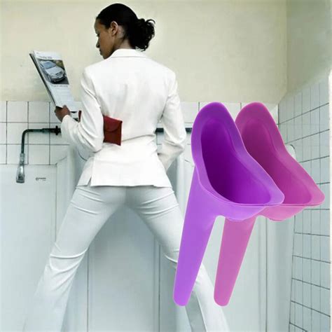 Ifory Health Care Female Urinals Portable Women Camping Urine Device Funnel Soft Silicone Urinal