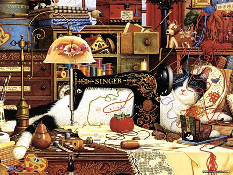 Since 1986, buffalo games has produced extraordinary jigsaw puzzles and. An Illustrator's Inspiration: Lesley Anne Ivory and some ...