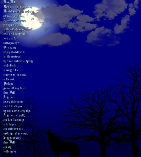 Poem Of The Wolf Spirit Dear Wolf By Earthen Wolf Spirit Wolf