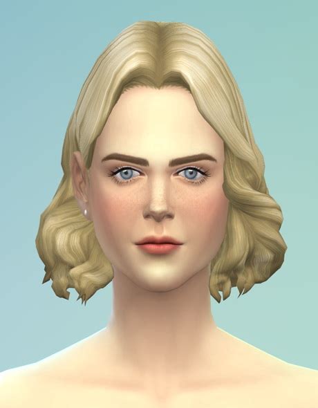 Rusty Nail Long Wavy Parted V4 Hair Sims 4 Hairs