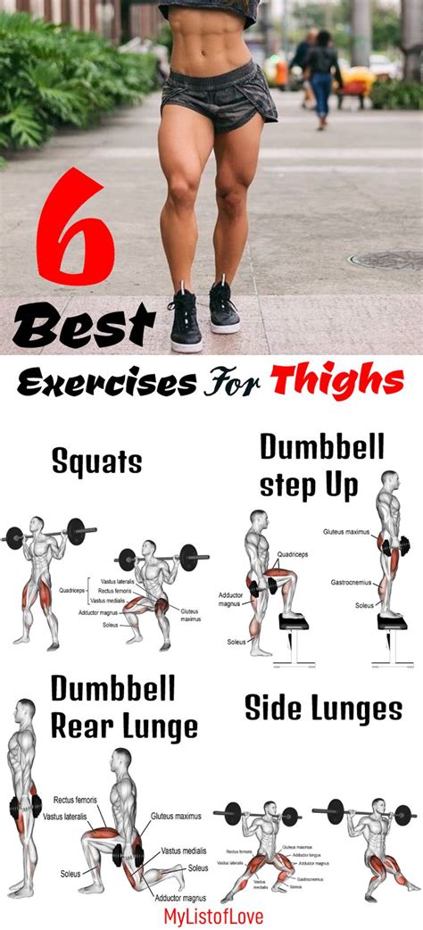 6 Best Exercises For Thighs Intense Leg Workout Thigh Exercises Intense Thigh Workout