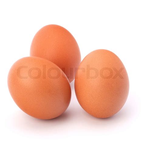 Three Eggs Stock Image Colourbox
