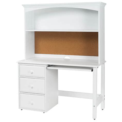 The keyboard/mouse shelf features metal runners and safety stops. Legacy summer breeze cottage white desk hutch | L shaped ...