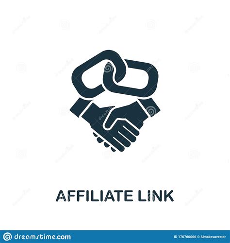 Affiliate Link Icon From Affiliate Marketing Collection. Simple Line Affiliate Link Icon For ...