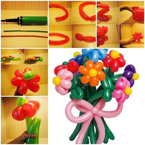 How To Diy Balloon Daisy Flowers