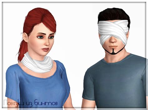 Entertainment World My Sims 3 Blog Accessory Bandages By Sims Studio