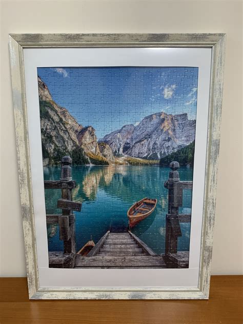 Frame Braies Lake Puzzle 500 Pcs Furniture And Home Living Home Decor