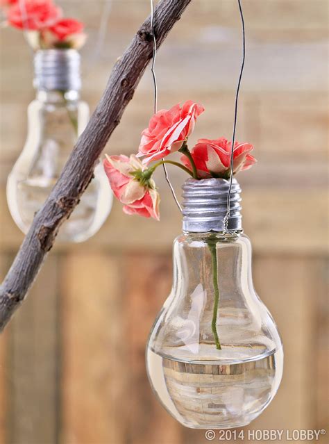 Turn A Quirky Lightbulb Jar Into A Hanging Vase With A Few Quick