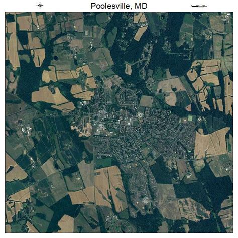 Aerial Photography Map Of Poolesville Md Maryland
