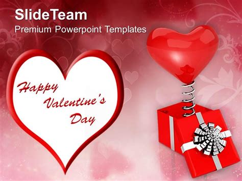 Heart Wishing Valentines Day Powerpoint Templates Ppt Themes And