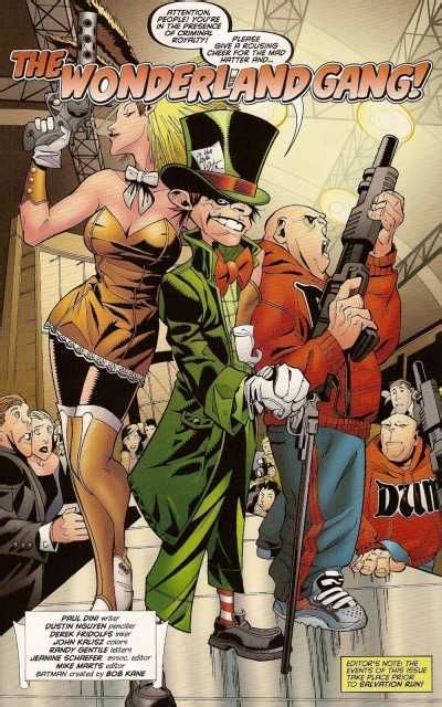 The Wonderland Gang Gotham Villains Comic Art Gotham