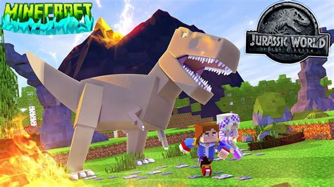 Minecraft Jurassic World Fallen Kingdom 1 Hunted By A Killer T Rex