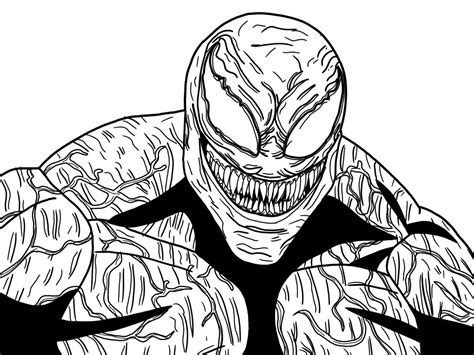 Venom | Superhero Coloring Pages