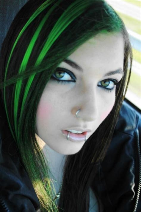 Black Hair With Neon Highlights Trend