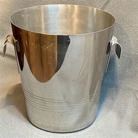 Vintage Stainless Steel Ice Bucket - Metalware - Hemswell Antique Centres