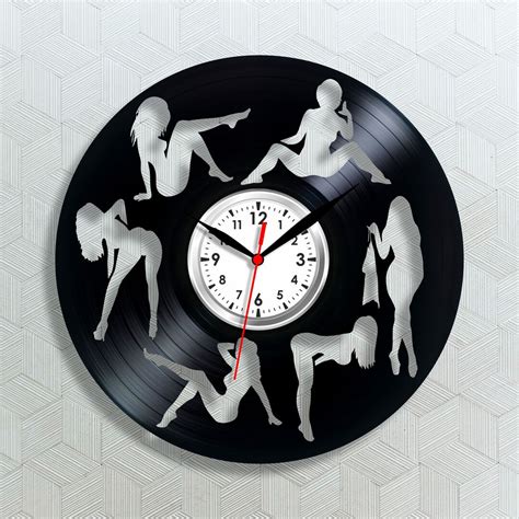 Retro Clock Sexy Girl Clock Streptyze For Man Sexy Super Girl Mens Gift