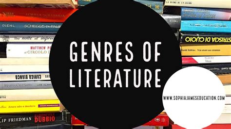 Genres of Literature- A Beginner's Guide for Writers - Sophia James ...