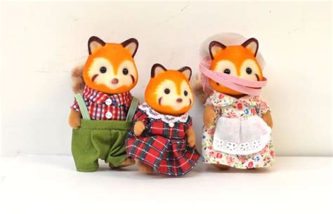 * Calico Critters Red Panda Family | eBay