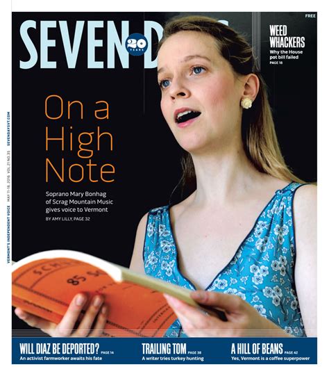 Seven Days Vermonts Independent Voice Issue Archives May 11 2016
